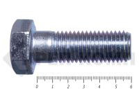 Болты DIN 931, с неполной резьбой, цинк, 20х 60 мм, пр.8.8 (25 кг/124)