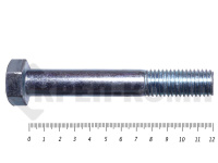 Болты DIN 931, с неполной резьбой, цинк, 18х120 мм, пр.8.8 (25 кг/89)