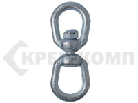 Вертлюг кольцо-кольцо цинк м10 (100шт)