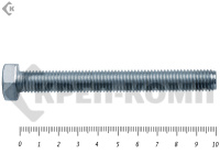 Болт полная резьба, цинк DIN933 14х100 пр.8,8 (17,4кг/139)