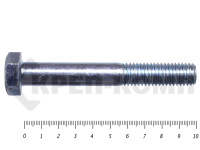 Болты DIN 931, с неполной резьбой, цинк, 14х100 мм пр.8.8 (25 кг/170)