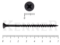 Саморез черный по дереву усиленный Kn KENNER 4,2х70 (15кг/3300)