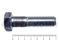Болты DIN 931, с неполной резьбой, цинк, 18х 70 мм, пр.8.8 (25 кг/138)