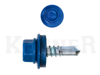 Саморез кровельный 5,5х19 RAL5010, синий Kn KENNER (300шт) Фасовка