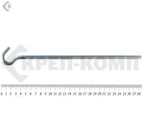 Крюк с метрической резьбой м8х250 (250шт)