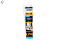 Герметик силиконовый универсальный, Коричневый Ultima U,280 ml (1шт)