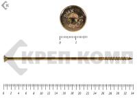 Саморезы Конструкционные, потай Torx, желтый цинк  10х340 мм (50 шт) 