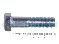 Болты DIN 931, с неполной резьбой, цинк, 20х 80 мм, пр.8.8 (20,2 кг79)