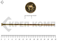 Саморезы Конструкционные, потай Torx, желтый цинк  10х300 мм (50 шт) 