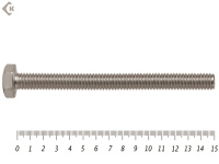 Болты с полной резьбой, нержавеющие DIN933 А2 6х150 МОСКРЕП (10шт)