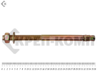 Анкер клиновой 24х360, желтый цинк (5шт) Анкер клиновой 24х360, желтый цинк (5шт)