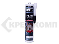 Герметик полиуретановый PU-750 черный IRFIX 300мл. (1шт) 20.08.25
