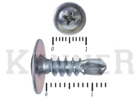 Саморез с прессшайбой сверло, усиленный Kn KENNER 4,2х13 (15кг/10500) 