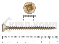 Саморез желтый цинк POZY 6х 70 (1700шт)