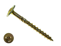 Саморезы с прессшайбой Torx, по дереву, желтый цинк  6.0х 50 мм ПРОФИ HIMTEX (100 шт)
