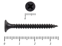 Саморез черный универсал усиленный 3,5х35 KENNER (1,5кг/800)