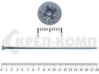 Саморез белый цинк POZY 6х180 (600шт)