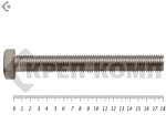 Болты с полной резьбой, нержавеющие DIN933 А2 20х180 (1шт) – фото