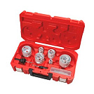 Набор кольцевых коронок с карбидным напылением, 8 предметов, (33,53,67, 73,83мм) Распродажа