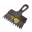 Шпатель фасадный "Мастер" нержавеющий зубчатый, 150мм, зуб.6х6мм (шт.)