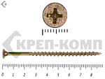 Саморез жёлтый цинк PH-2, по дереву 4,8х 89 (10шт) – фото