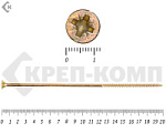 Саморез желтый цинк POZY 6х200 (5шт) – фото