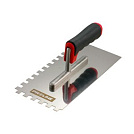 Гладилка зубчатая, 130 х 280 мм, нержав. сталь, деревянная рукоятка, зуб 8 х 8 мм (Remocolor) (шт.)