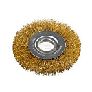 Щетка-крацовка 175 мм, дисковая, крученная проволока, посадочный диаметр 22,2 мм, для УШМ (шт.)