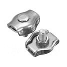 Зажим канатный одинарный Simplex цинк 5мм Средняя фасовка (150шт)