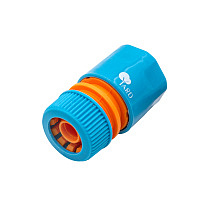Соединитель быстросъемный, для шланга пластиковый, 1/2", (шт.)
