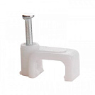 Держатели плоского кабеля, 4 мм, 100 шт. (Hobbi) (уп.)