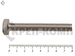 Болты с полной резьбой, нержавеющие DIN933 А2 8х 80 (100 шт) – фото