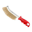 Щетка проволочная, стальная, деревянная рукоятка, 6 рядов (шт.)