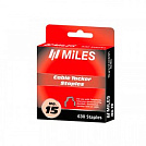 Скобы для кабеля прямоугольные, 4мм, 630 шт. (Miles) (уп.) 