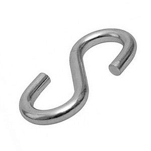 Крючок S-образный цинк м10 Малая фасовка (2шт)