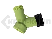 Переходник-соединитель для шланга, пластиковый, 22х22мм, (5 шт)