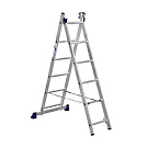 Лестница двухсекционная 2х14 ступеней, серия Стандарт, высота 393/673см, ширина 33,5/39,2см, Стайрс