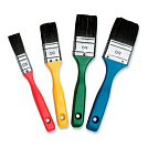 Набор кистей, 3 предмета: флейцевые 3/4", 1,5", круглая 20 мм (уп.) Распродажа
