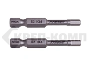 Бита E 6,3 hex-4-50, torsion "NOX STRONG" карта (2шт)
