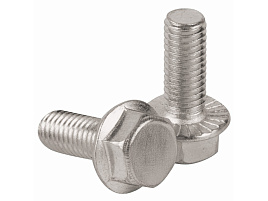 Болты с фланцем, с насечкой под головой DIN6921