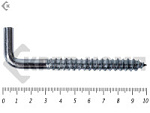Шуруп с костылём L-образный 10х100 (2шт) – фото