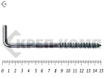 Шуруп с костылём L-образный 10х150 (2шт) – фото