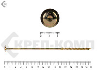 Саморезы с прессшайбой Torx, по дереву, желтый цинк  8.0х320 мм (50 шт)