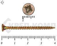 Саморез желтый цинк POZY 3х40 (100шт)