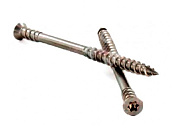 Саморезы для террас 5.0х50, покрытие RUSPERT с двойной резьбой, HIMTEX (100 шт)