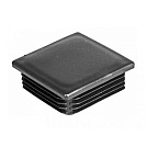 Заглушка для труб квадр.140х140мм черная (20 шт)