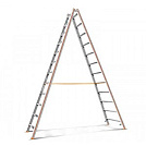 Стремянка Комфорт-Профи 206 Эйфель, ширина ступени 63 мм