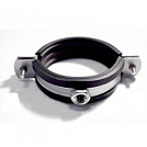 Трубный хомут нержавеющий  3/8" (≈15-19) М8 AISI304 20х1,5мм (1 шт.)