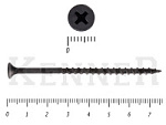 Саморез черный по дереву усиленный Kn KENNER 4,2х76 (10кг) – фото